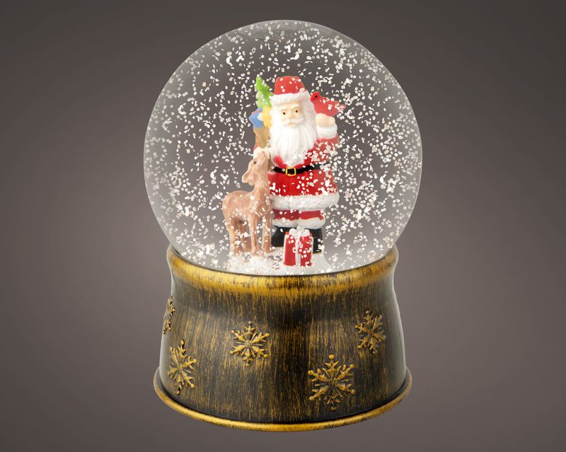 LED Lights Snowglobe Indoor 17.5cm