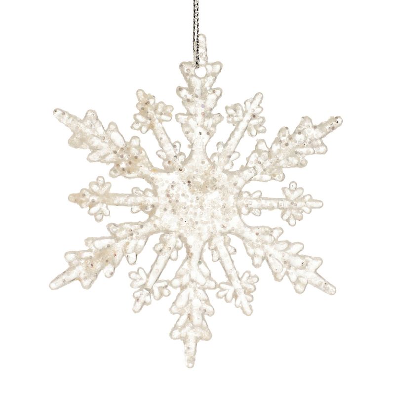 Snowflake Glitter 10cm - 3 Assorted