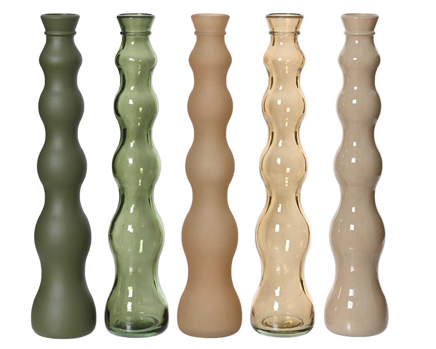 Vase Recycled Glass 32cm - 5 Assorted