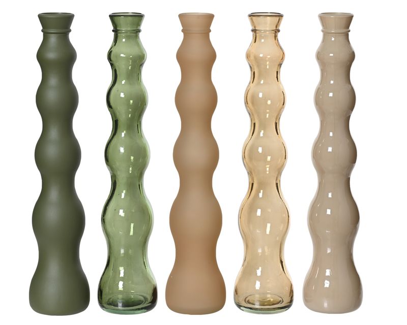 Vase Recycled Glass 32cm - 5 Assorted