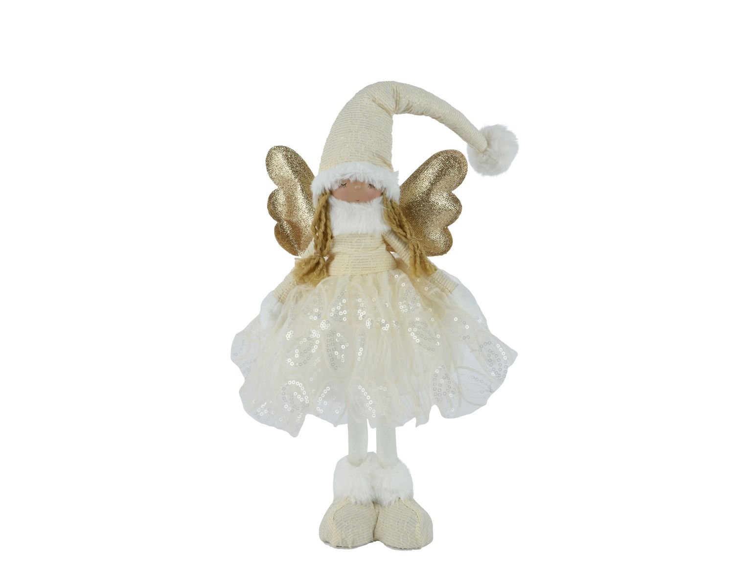 Angel Polyester Cream Gold 50cm