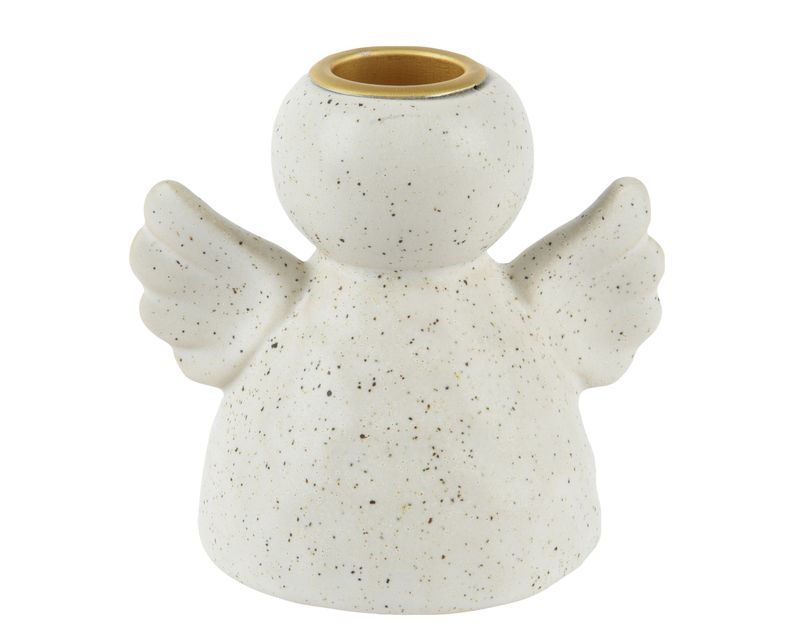 Candleholder Angel Porcelain 8cm