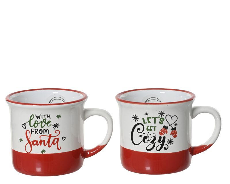 Xmas Mug Stoneware 9x8cm