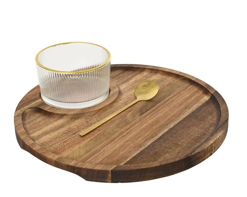 Wooden Tapas Set 24cm