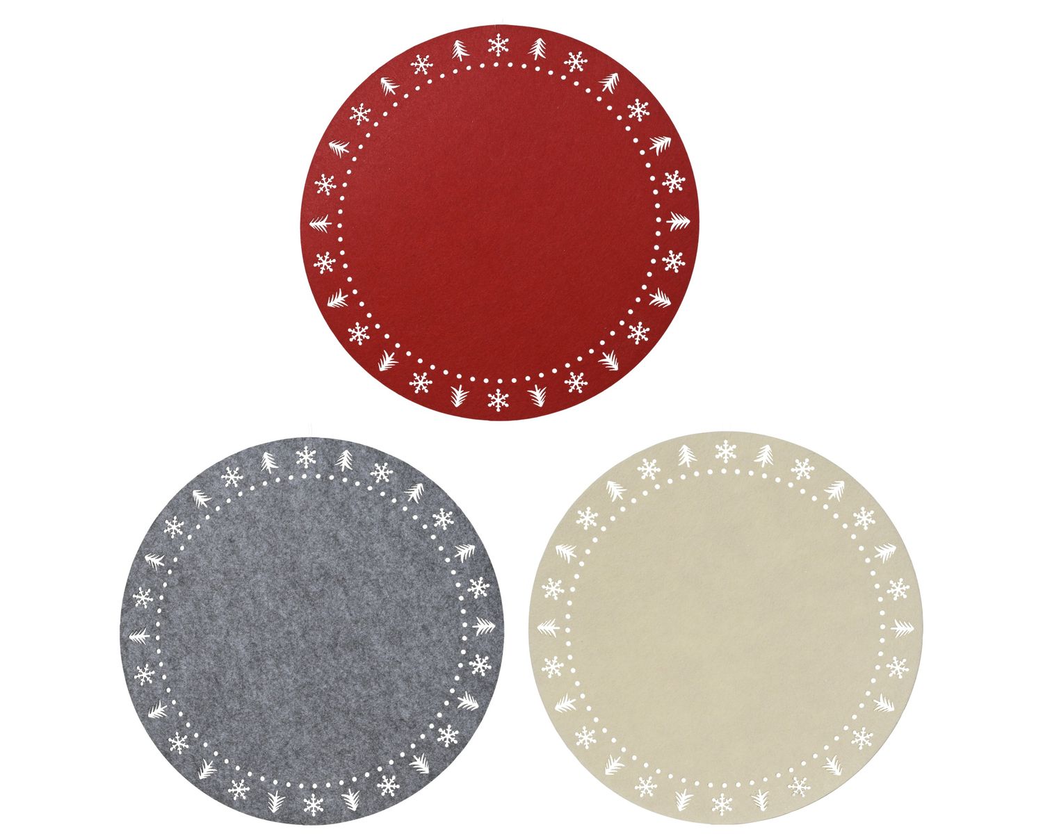 Placemat Felt Round 38cm