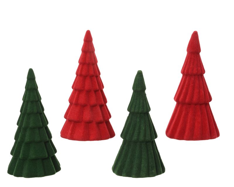 Foam Tree 16cm Red Green 4 Assorted
