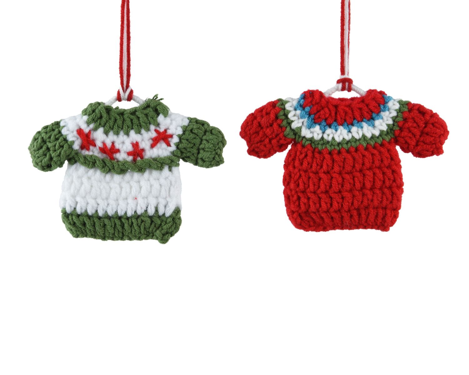 Xmas Hanger Sweater 8.5cm - 2 Assorted Xmas Hanger Sweater 8.5cm - 2 Assorted