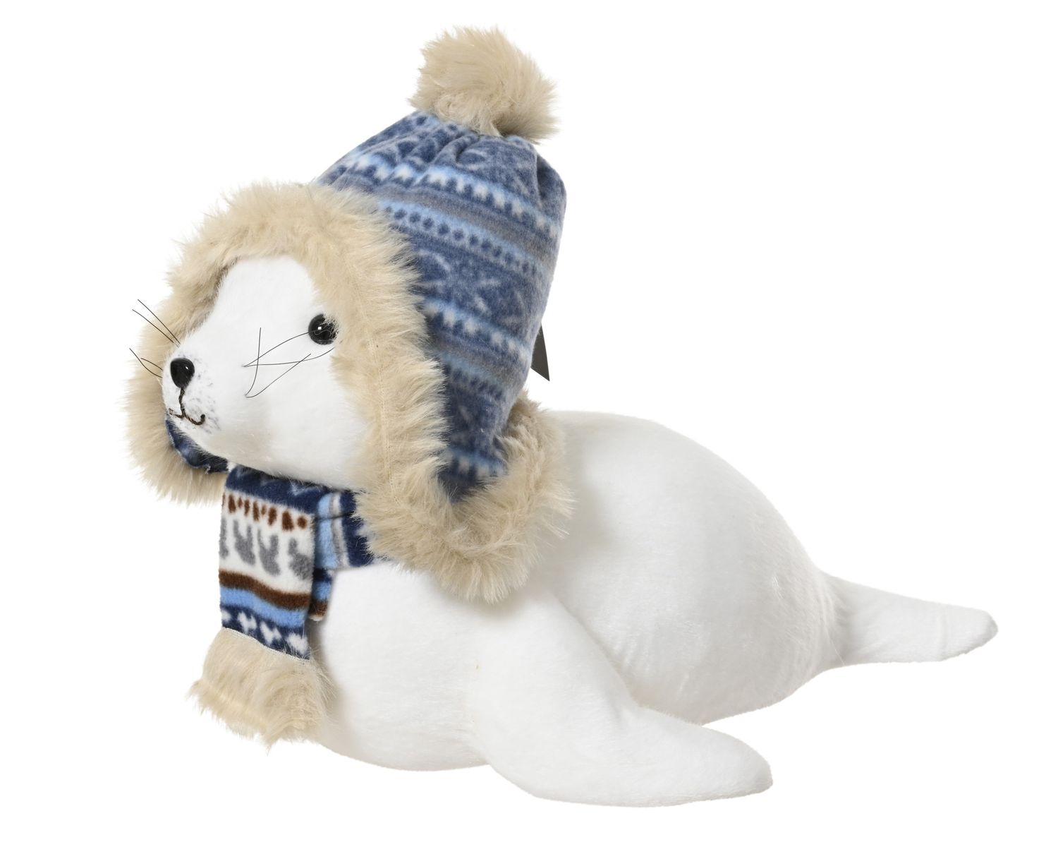 Seal with Blue Scarf 30cm