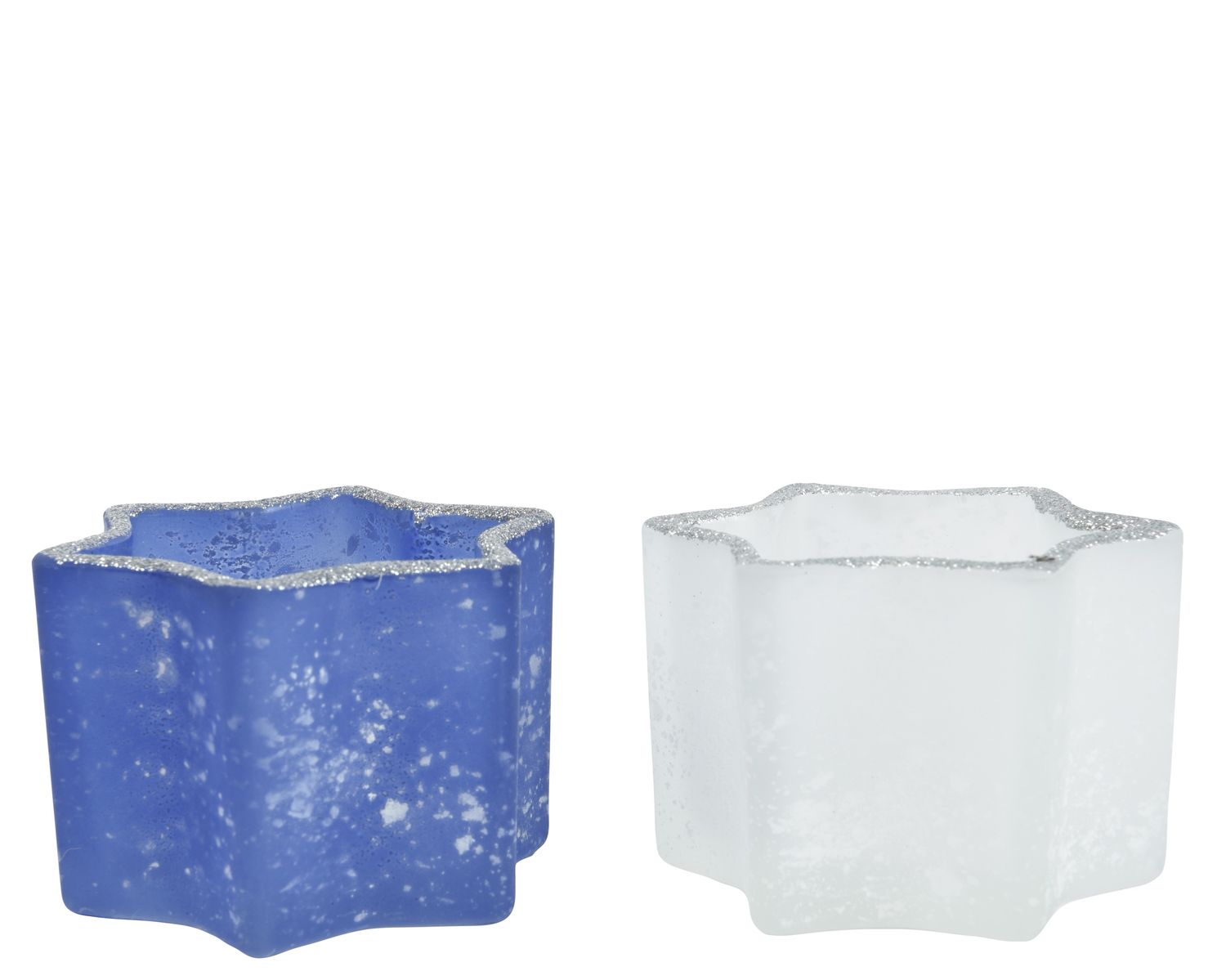 Tealight Holder Star Glass 7.5cm