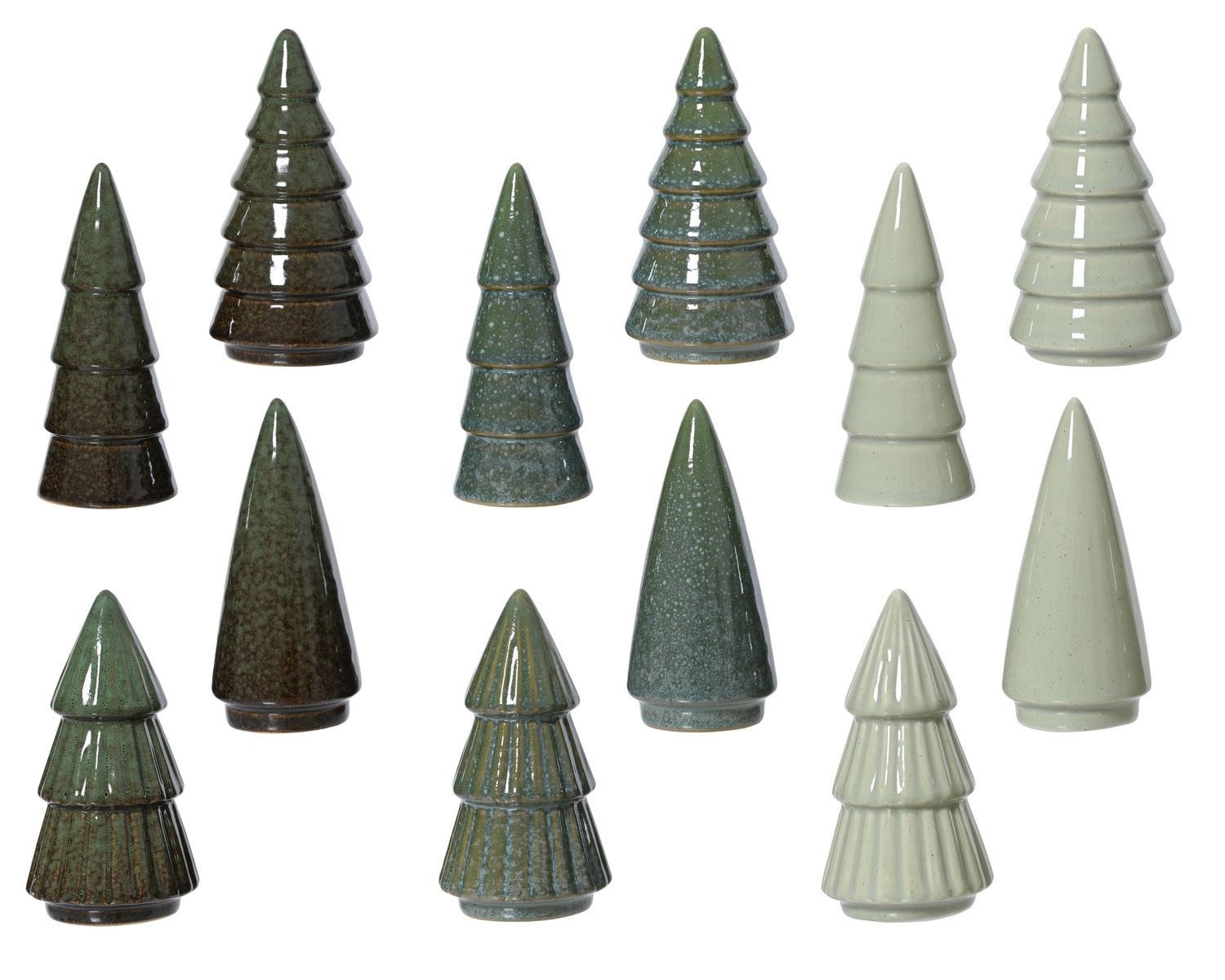Tree Porcelain 10cm 12 Assorted