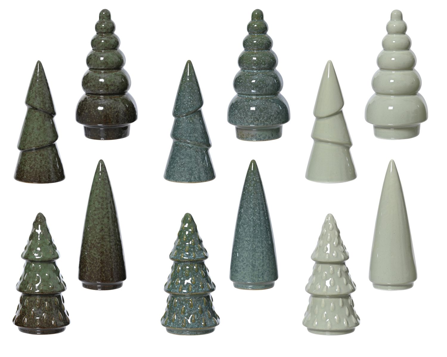 Tree Porcelain 15.5cm - 12 Assorted
