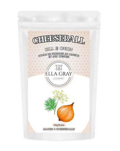 Ella Gray Cheeseball Mix 60g, Variety: Dill &amp; Onion