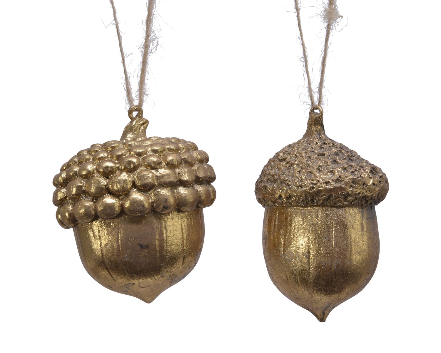 Xmas Hanger Acorn 8cm - 2 Assorted