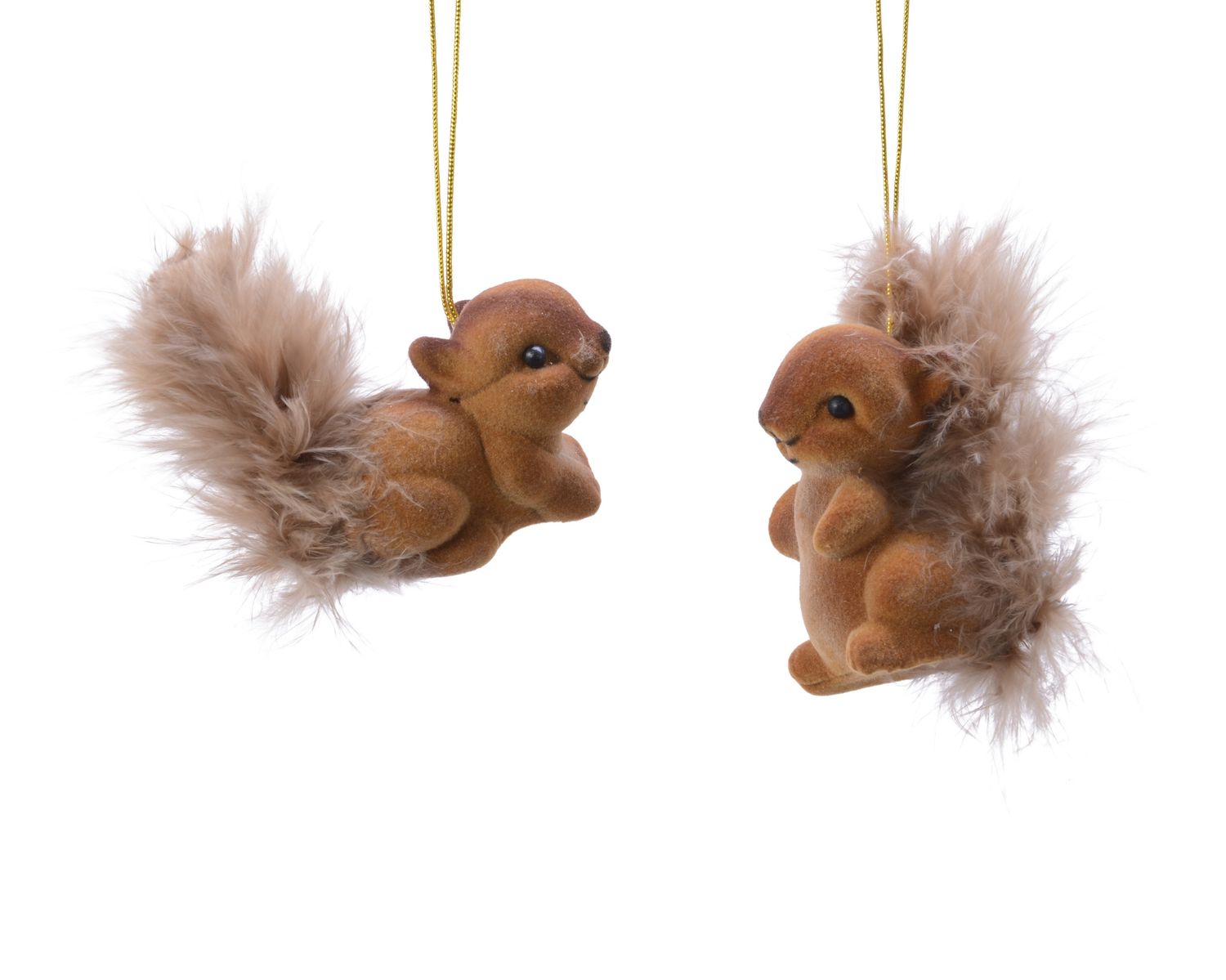 Xmas Hanger Squirrel 6cm -  Set of 2