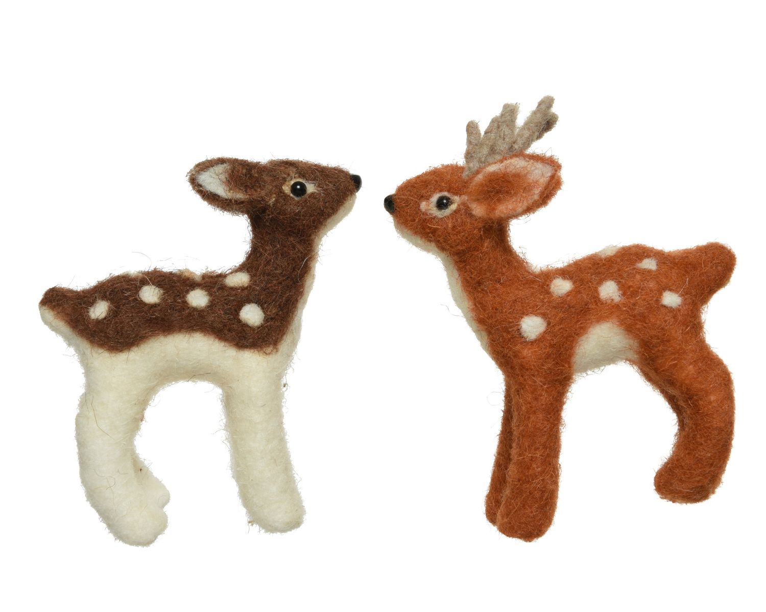 Deer Wool 13cm - 2 Assorted