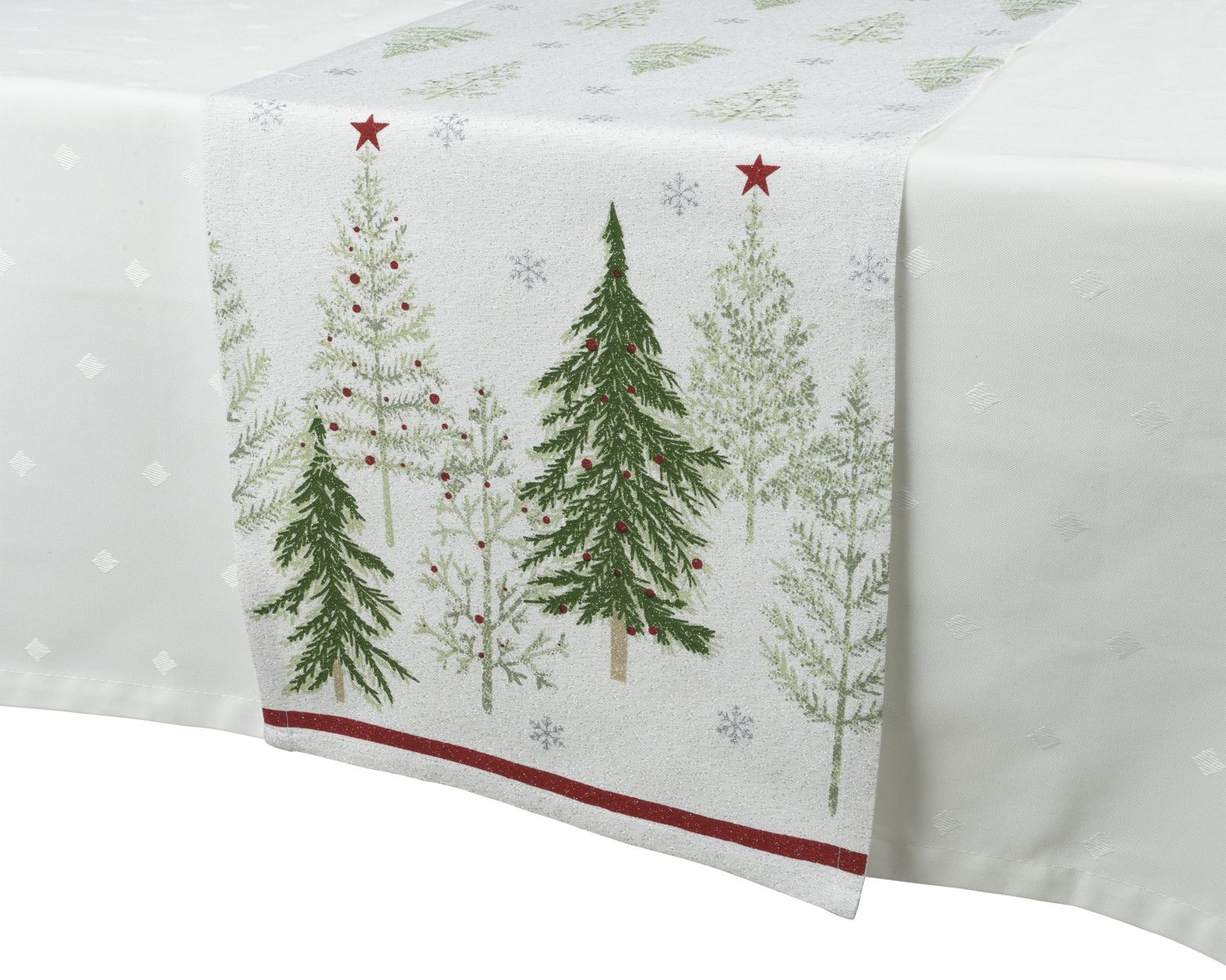 Xmas Cotton Table Runner 150x30cm