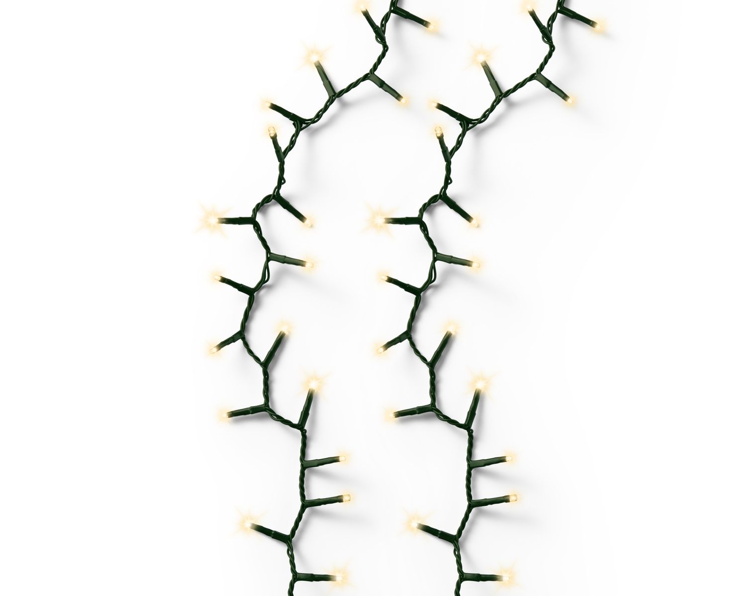 LED Compact Lights 8 Function Twinkle Effect Outdoor 74ft - Soft Gold