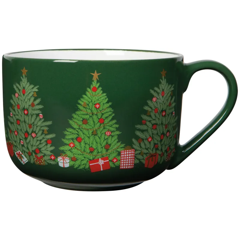 Latte Mug - Festive Fir