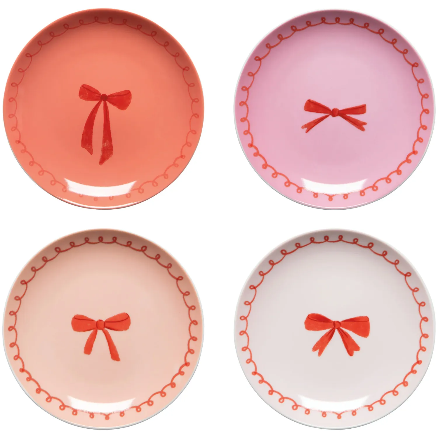 Danica - Appetizer Plates Set of 4 Bowtique