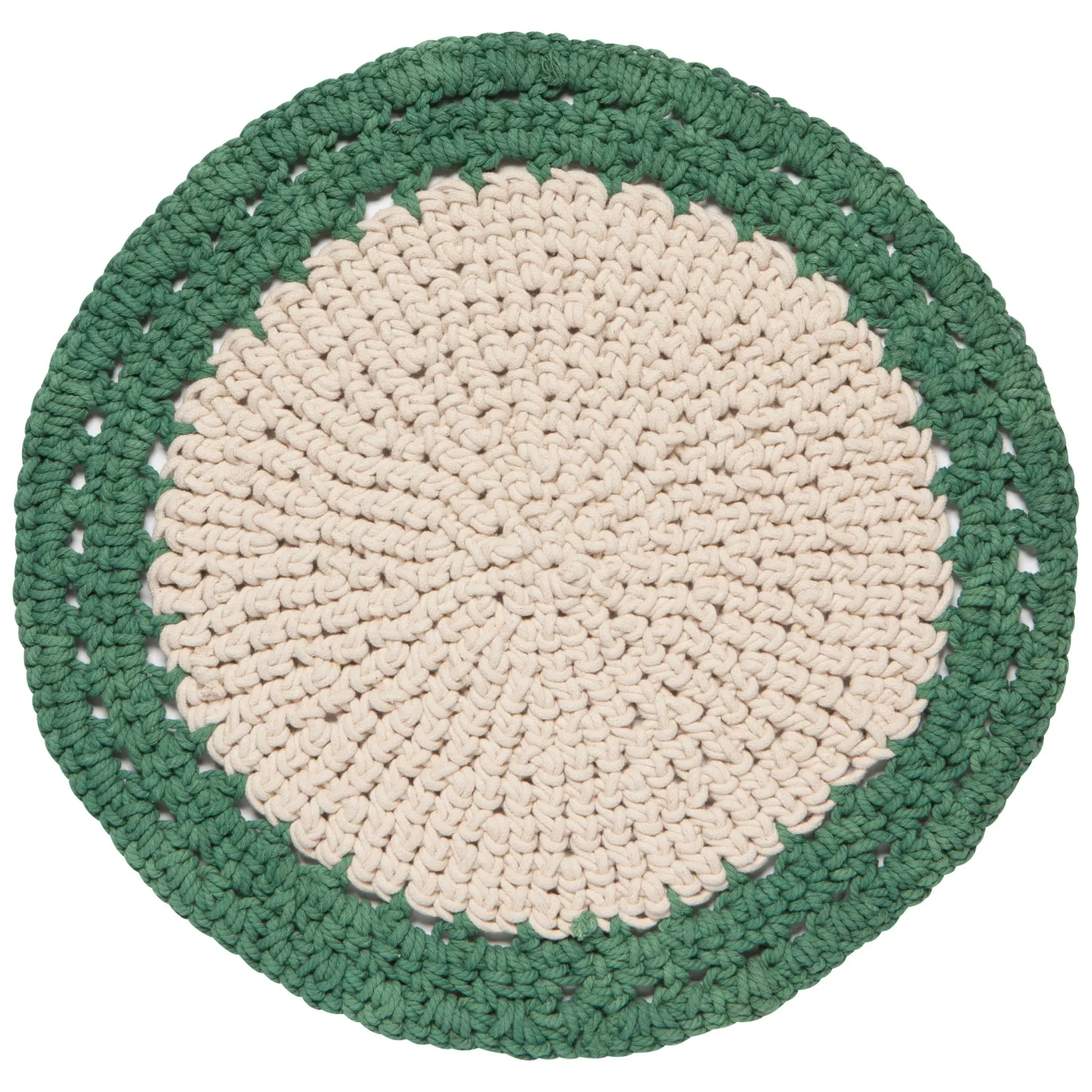 Danica - Handknotted Placemat Aura Jade Danica - Handknotted Placemat Aura Jade