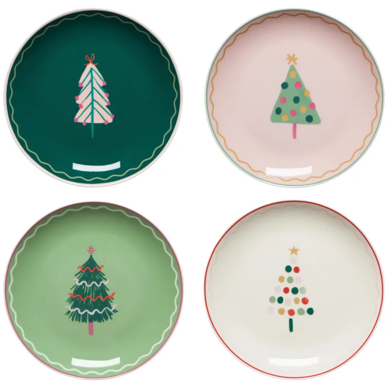 Danica - Appetizer Plates Set of 4 Glitzmas