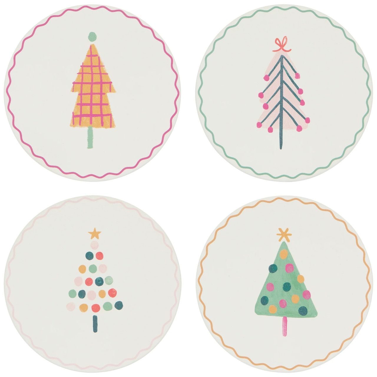 Glitzmas Soak Up Coasters Set of 4