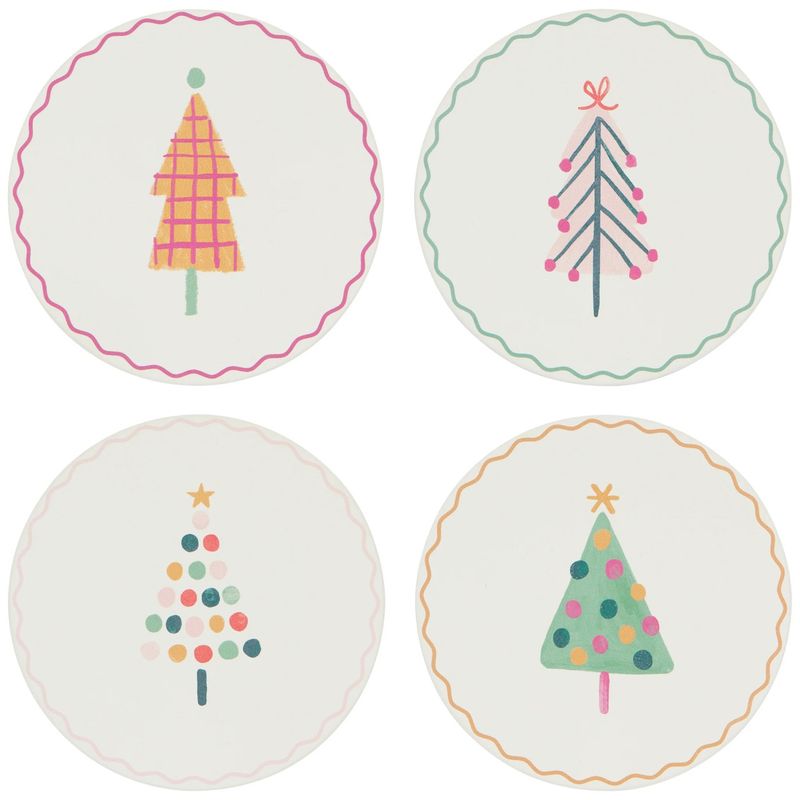 Glitzmas Soak Up Coasters Set of 4