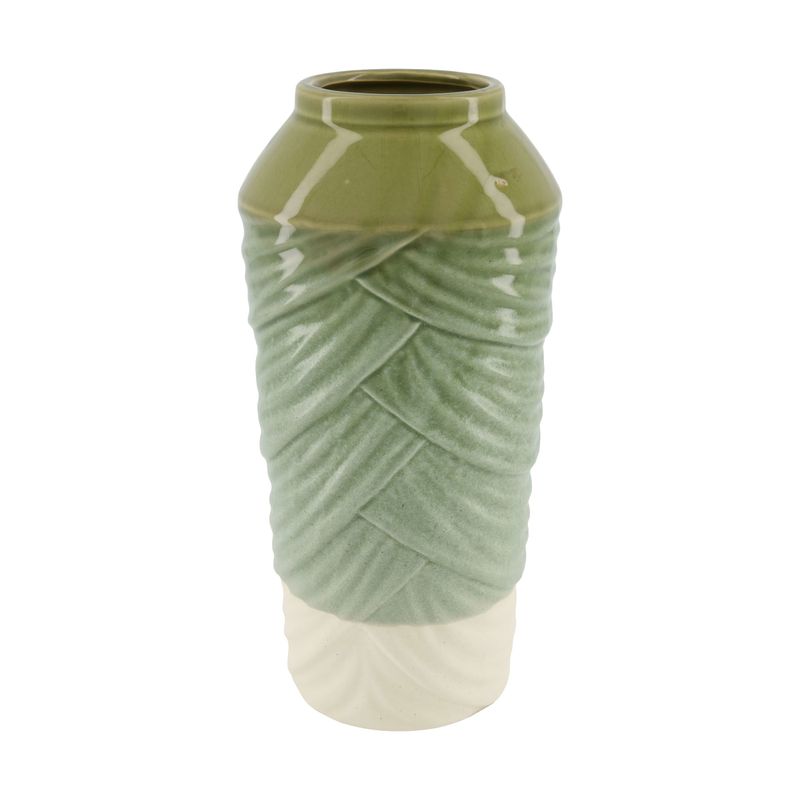 Vase Ceramic Green Mix