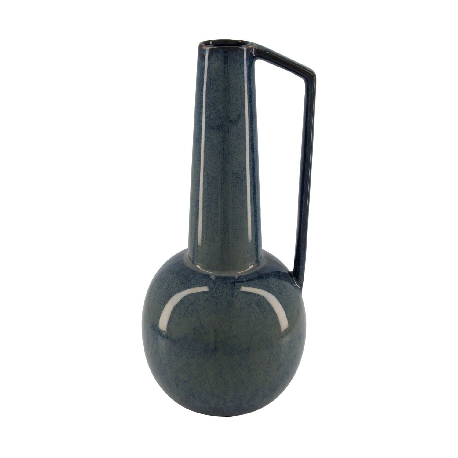 Vase Ceramic 35cm Dark Blue