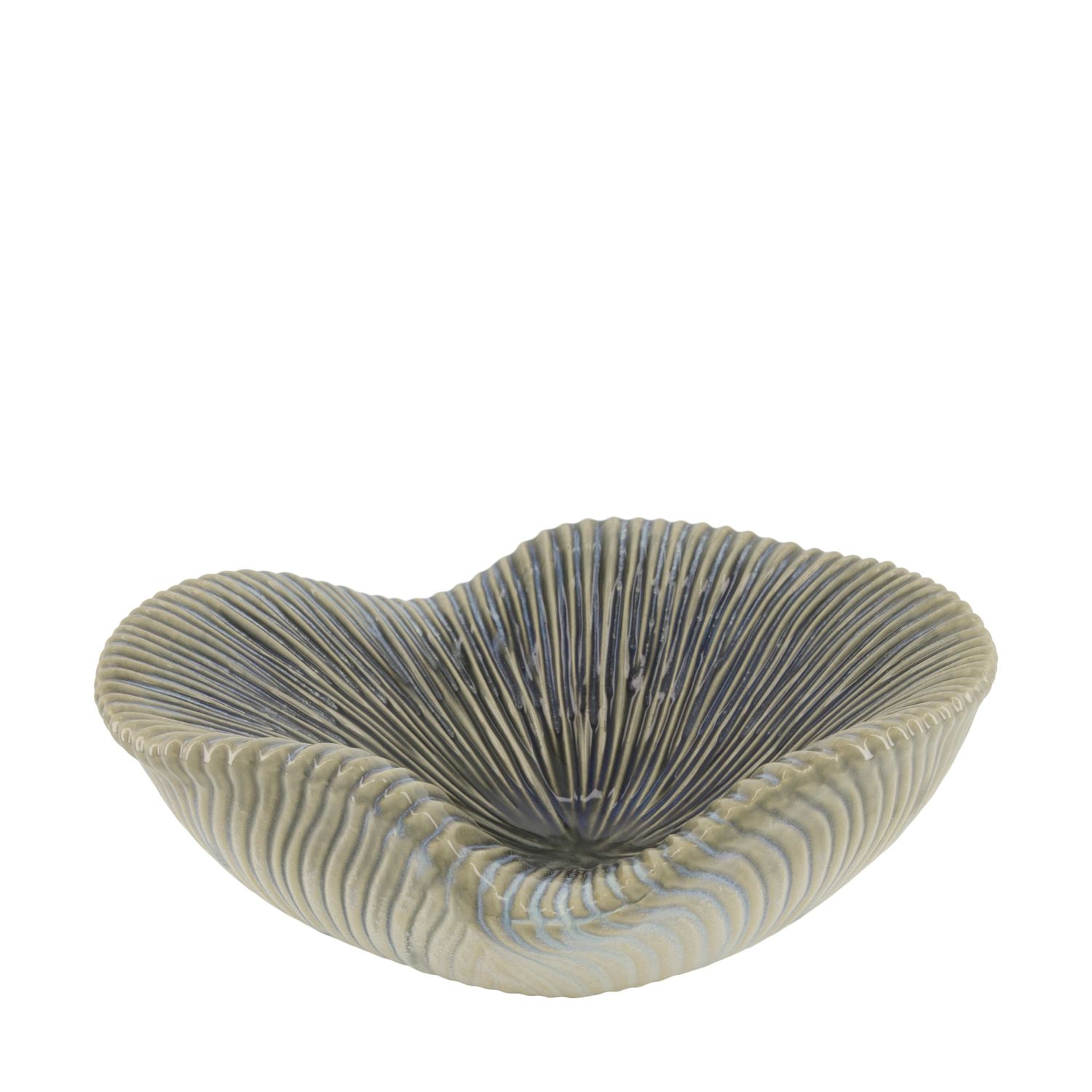 Bowl Ceramic 36cm - Grey White