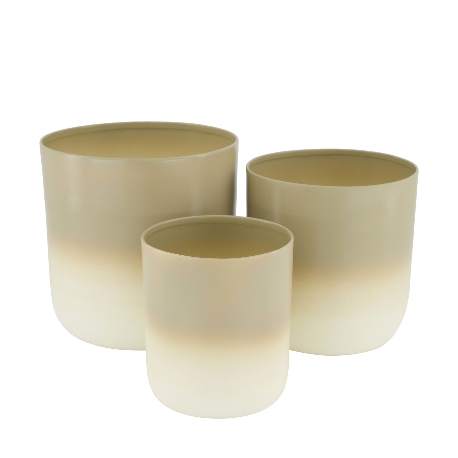 Vase Metal Taupe 25.5cm