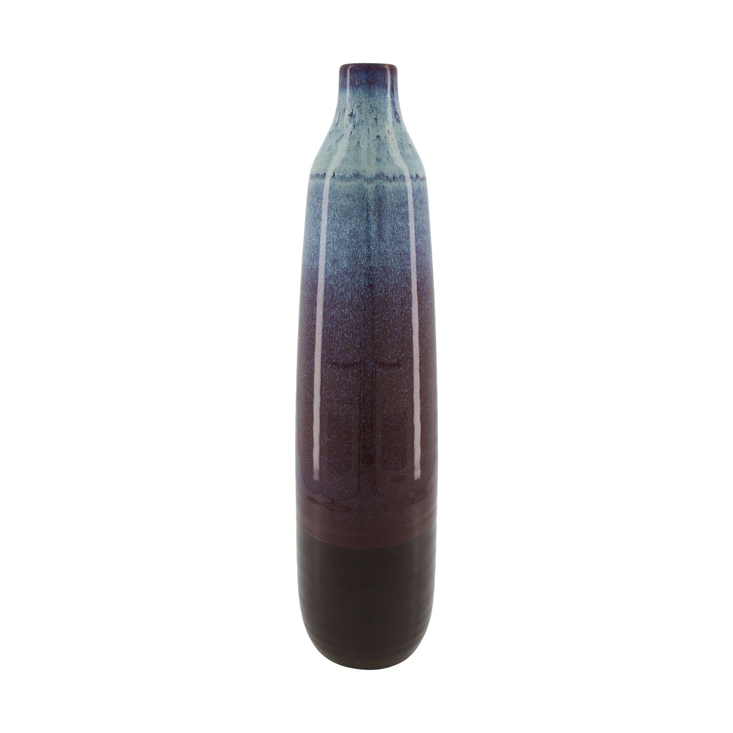 Bottle Ceramic 55cm Blue