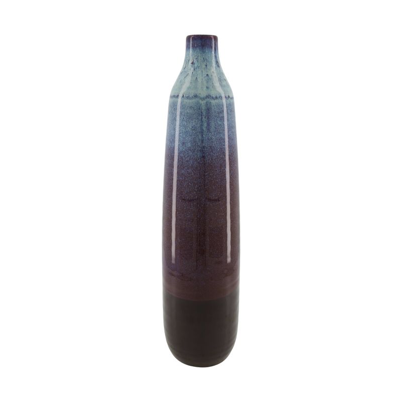 Bottle Ceramic 55cm Blue