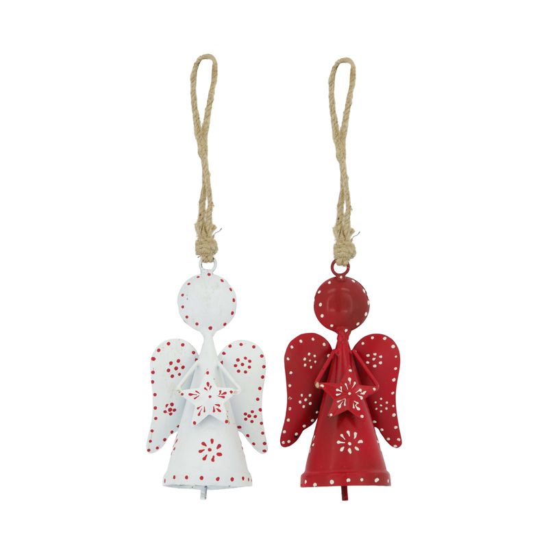 Xmas Hanger Angel Metal 15cm