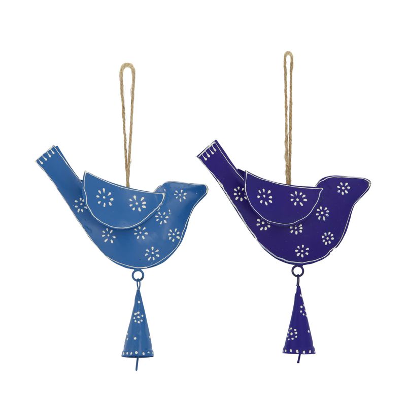 Xmas Hanger Bird Metal 20cm