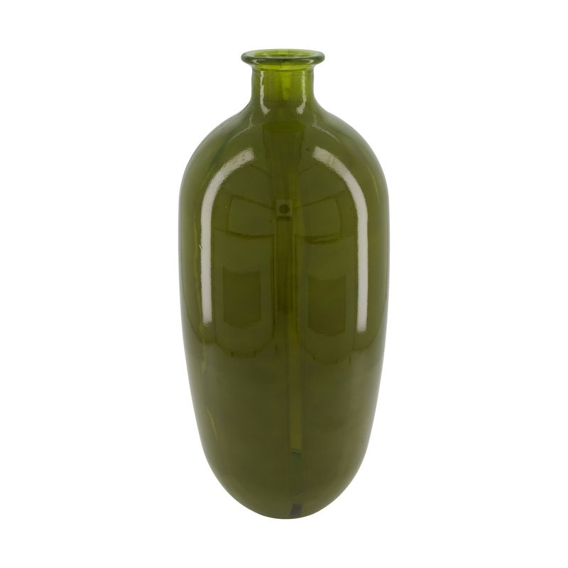 Bottle Stripe Recycled Glass 45cm Green