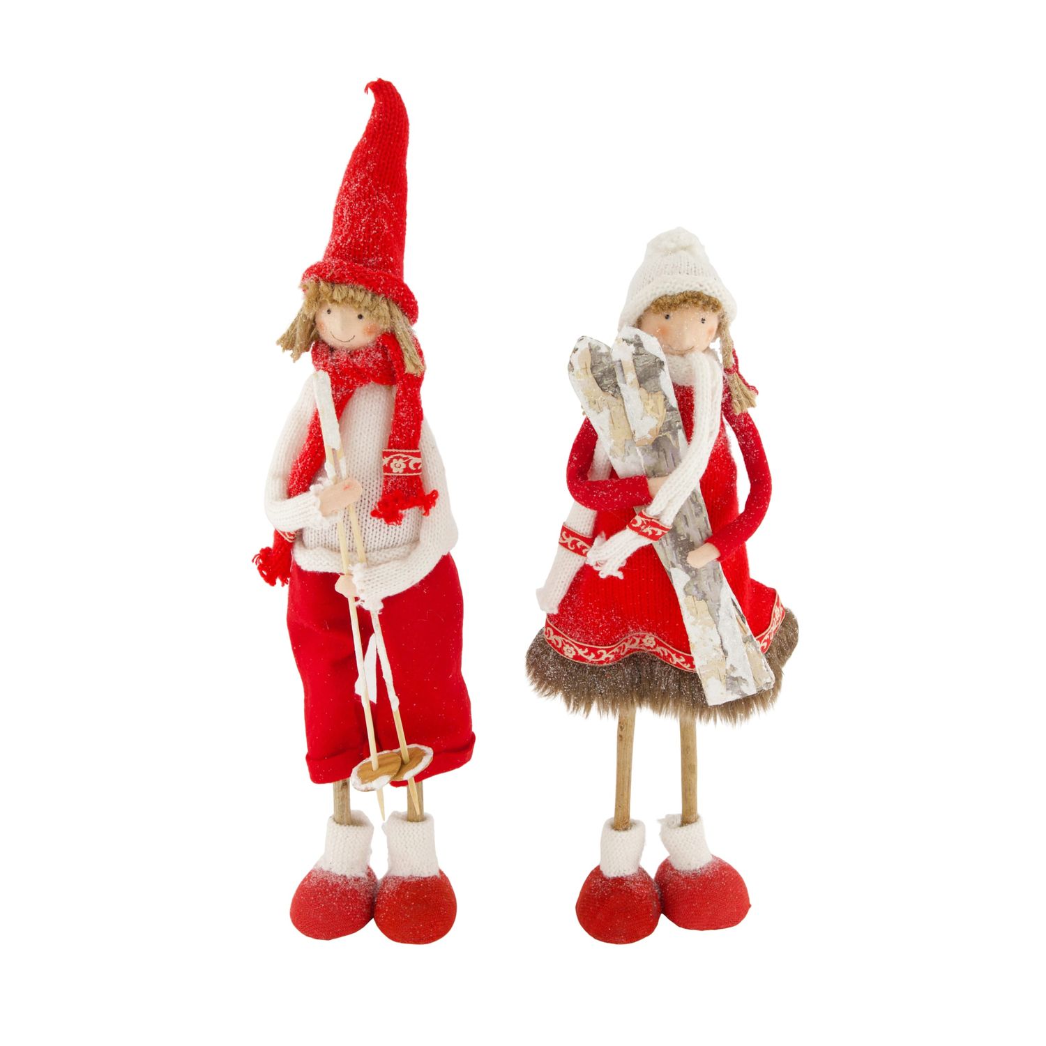 Figurine with Ski 42cm