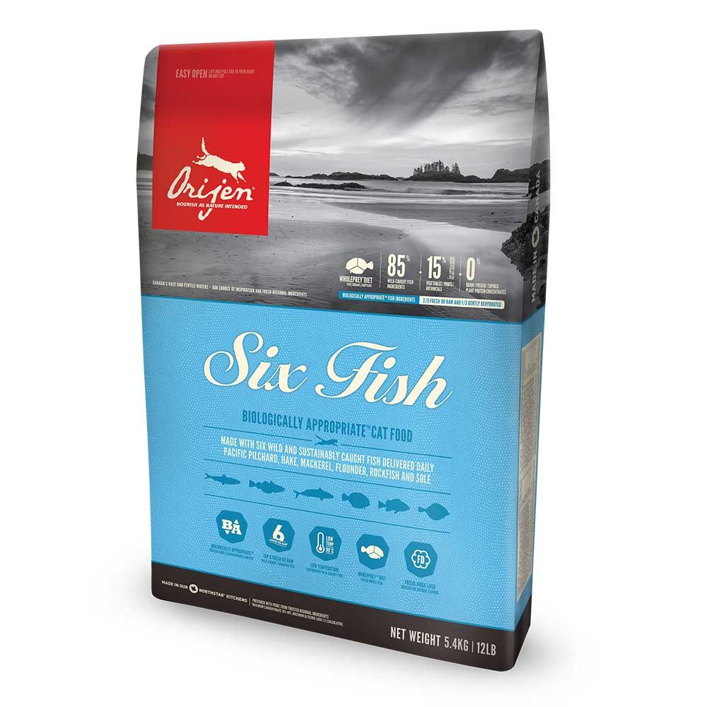 Orijen - Six Fish Cat, Size: 1.8kg