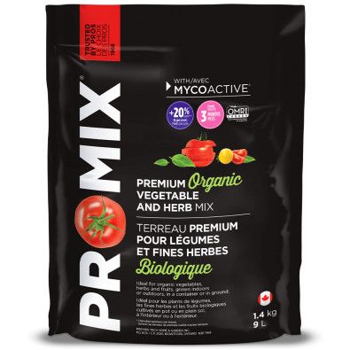 Pro-Mix - Organic Vegetable &amp; Herb Mix, Size: 9L