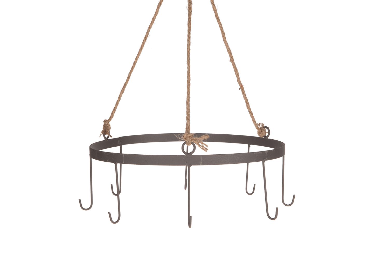 Metal Hanging Ring with Hooks, Size: 30x30x10/50cm