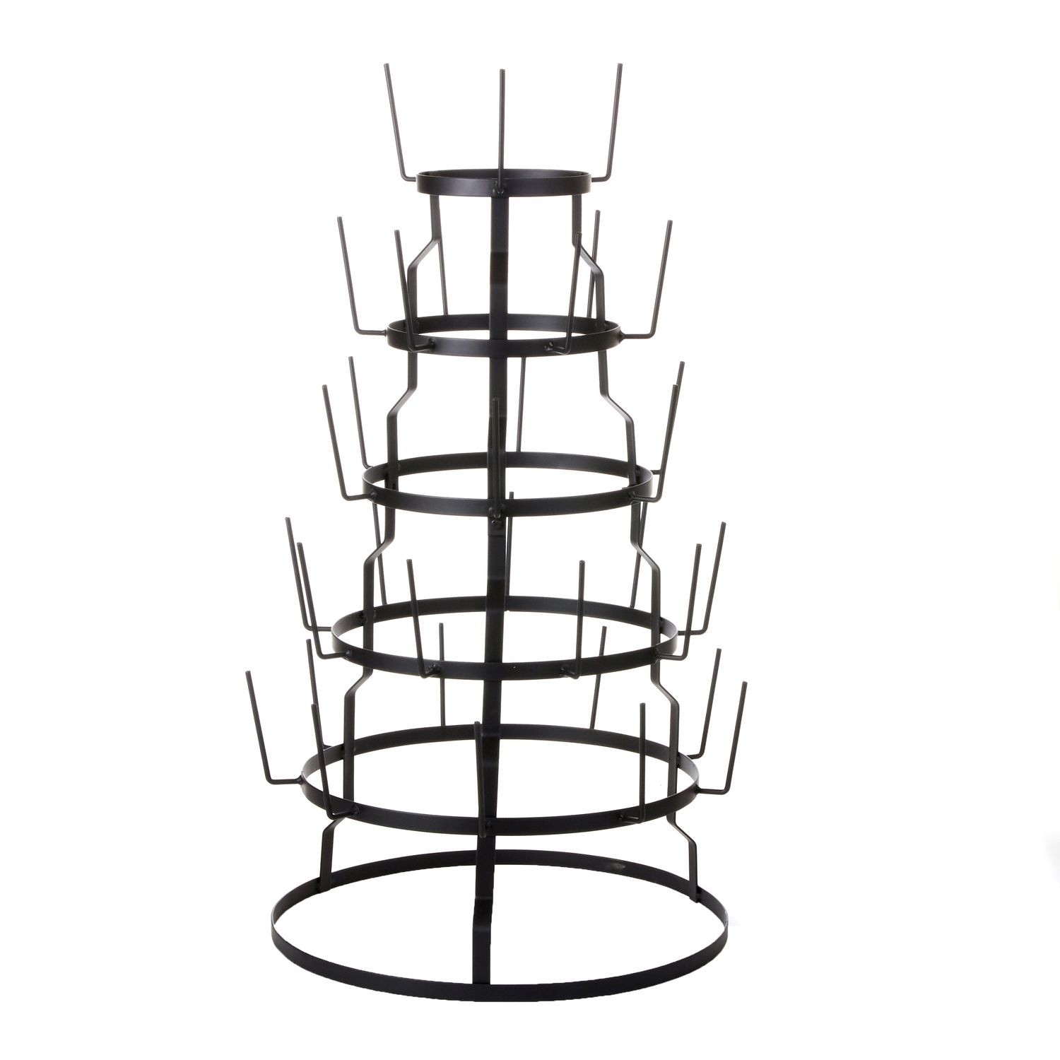 Cup Rack, Color: Black, Size: h76xd44cm