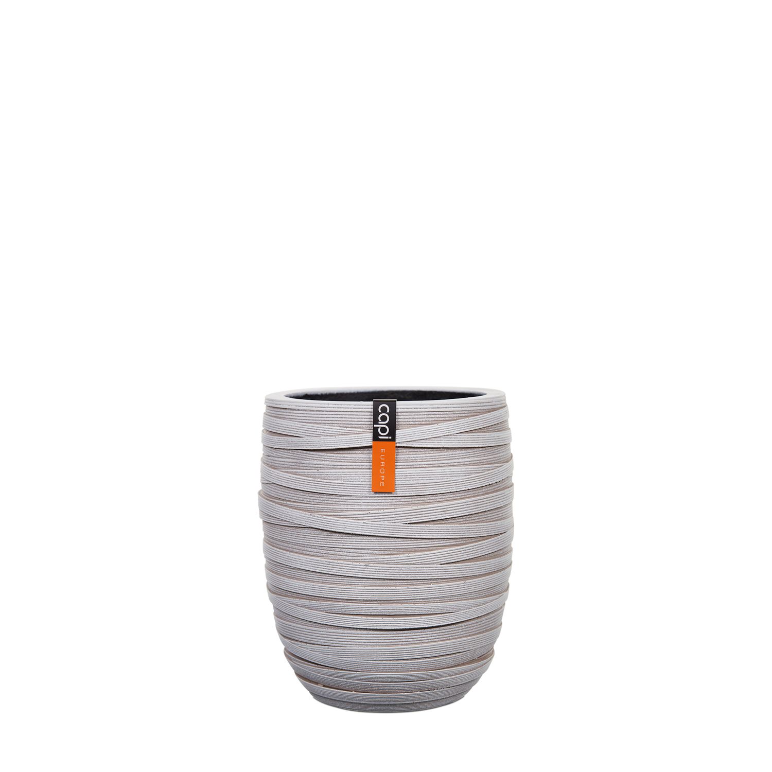 indoor - Vase Elegant High Loop, Color: Ivory, Size: 12cm x 15cm