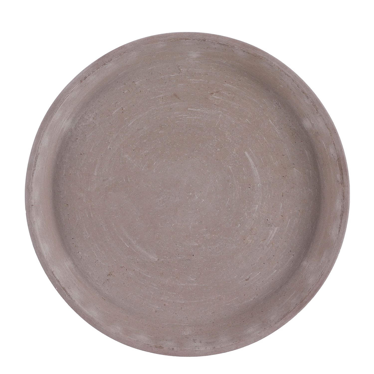 Stan Saucer Round, Color: Grey Basalt, Size: h4xd26cm