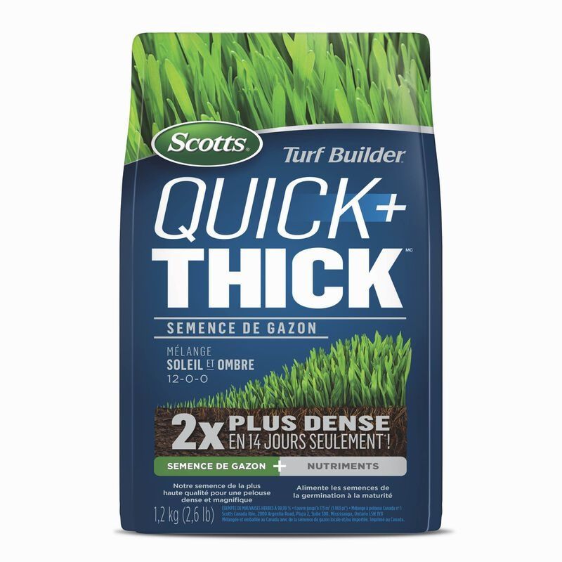 Scotts - Turf Builder Quick + Thick Grass Sun &amp; Shade Mix, Size: 1.2kg