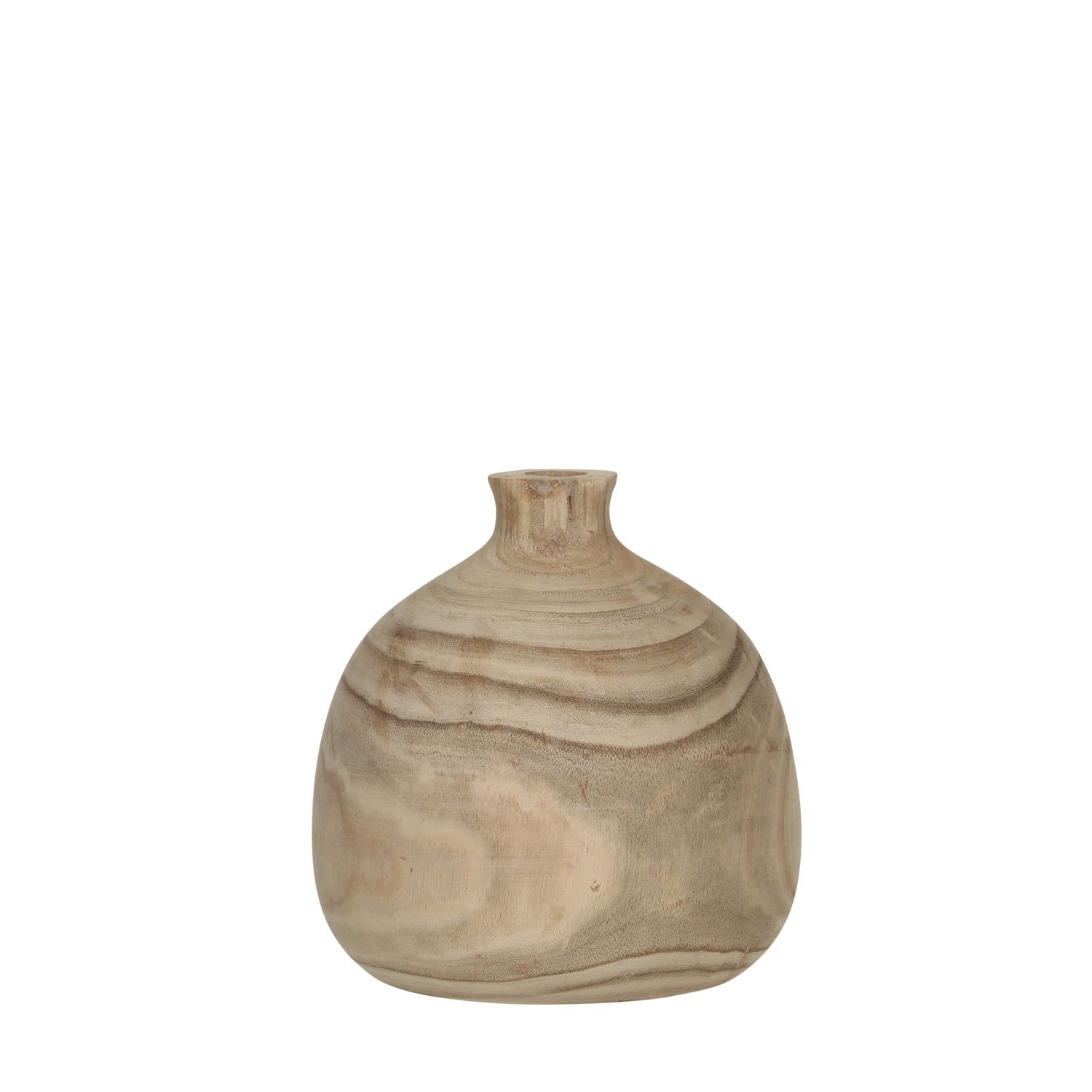 Pia Vase, Color: Light Brown, Size: h25xd24cm