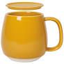 Danica - Mug with Lid, Color: Ochre