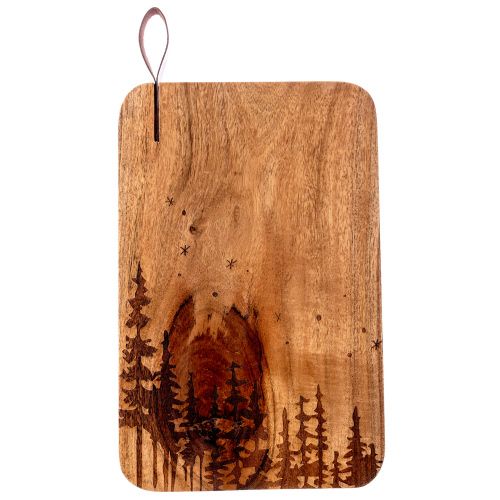 Etched Cutting Board, Variety: Trees
