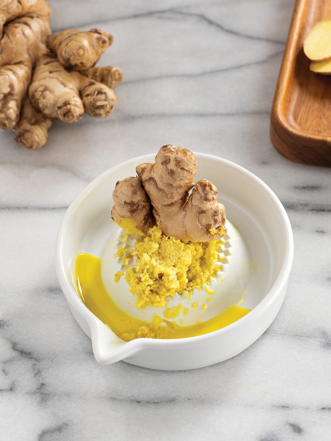 Danica - Ginger Grater, Color: Matte White