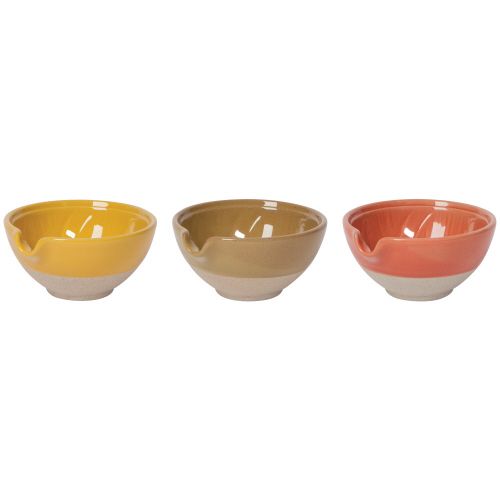 Danica - Mini Spout Bowls Set of 3, Color: Solar