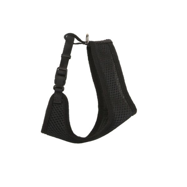 ComfortSoft Wrap Adjustable Cat Mesh Harness 3/8x14-16", Color: Black